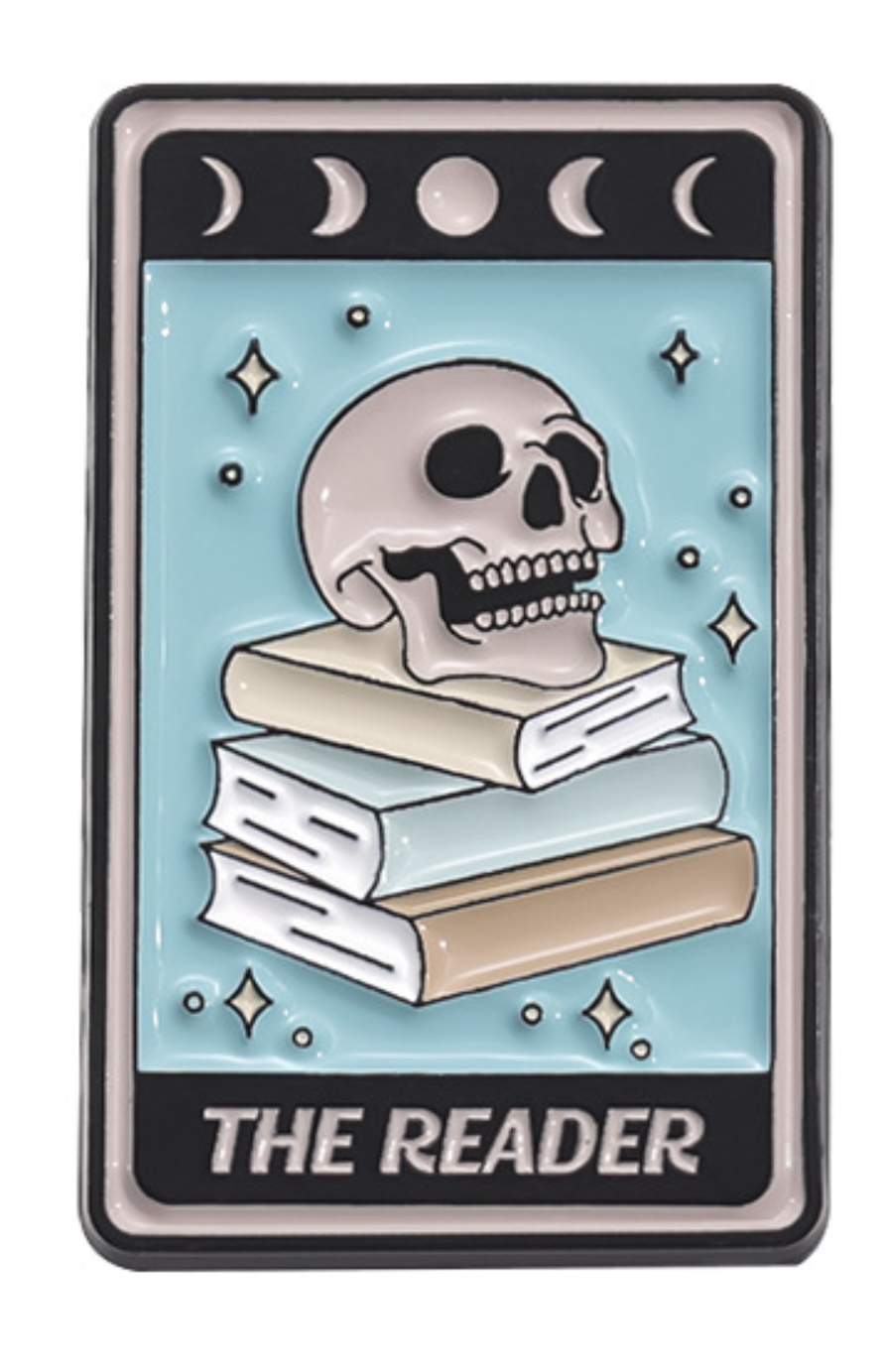 THE READER LAPEL PIN