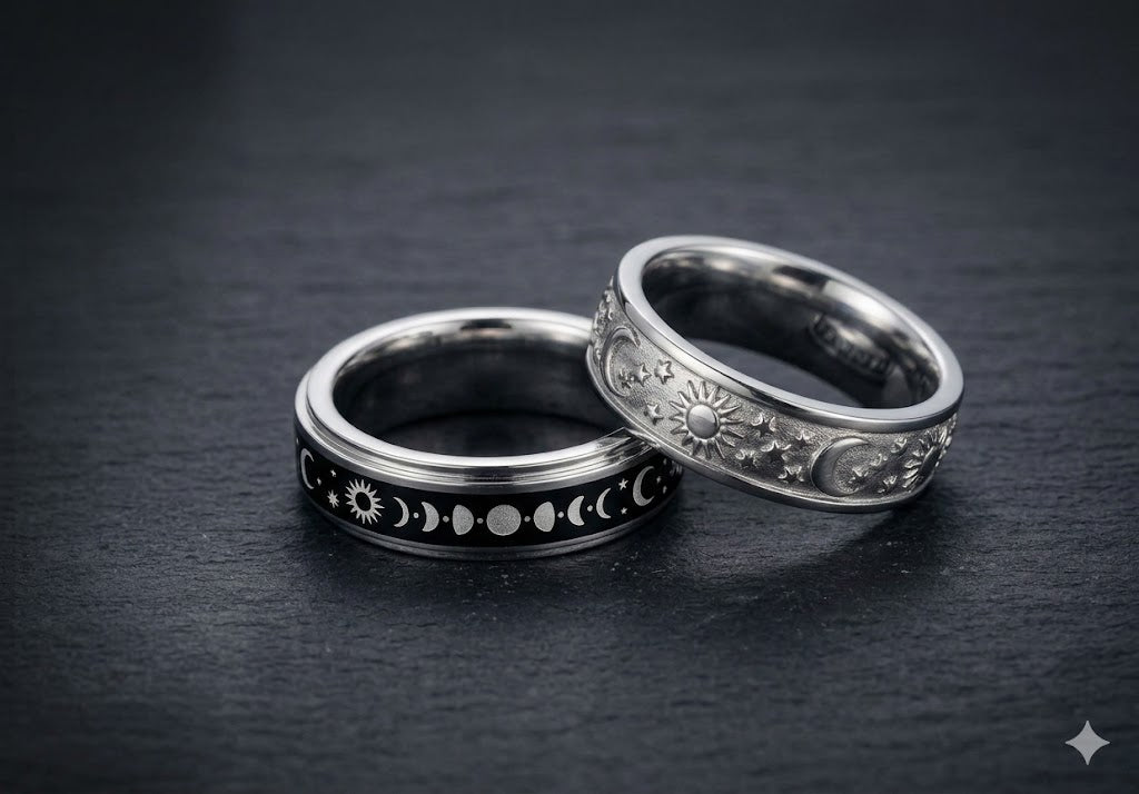 CELESTIAL SPINNER  COLLECTION RING