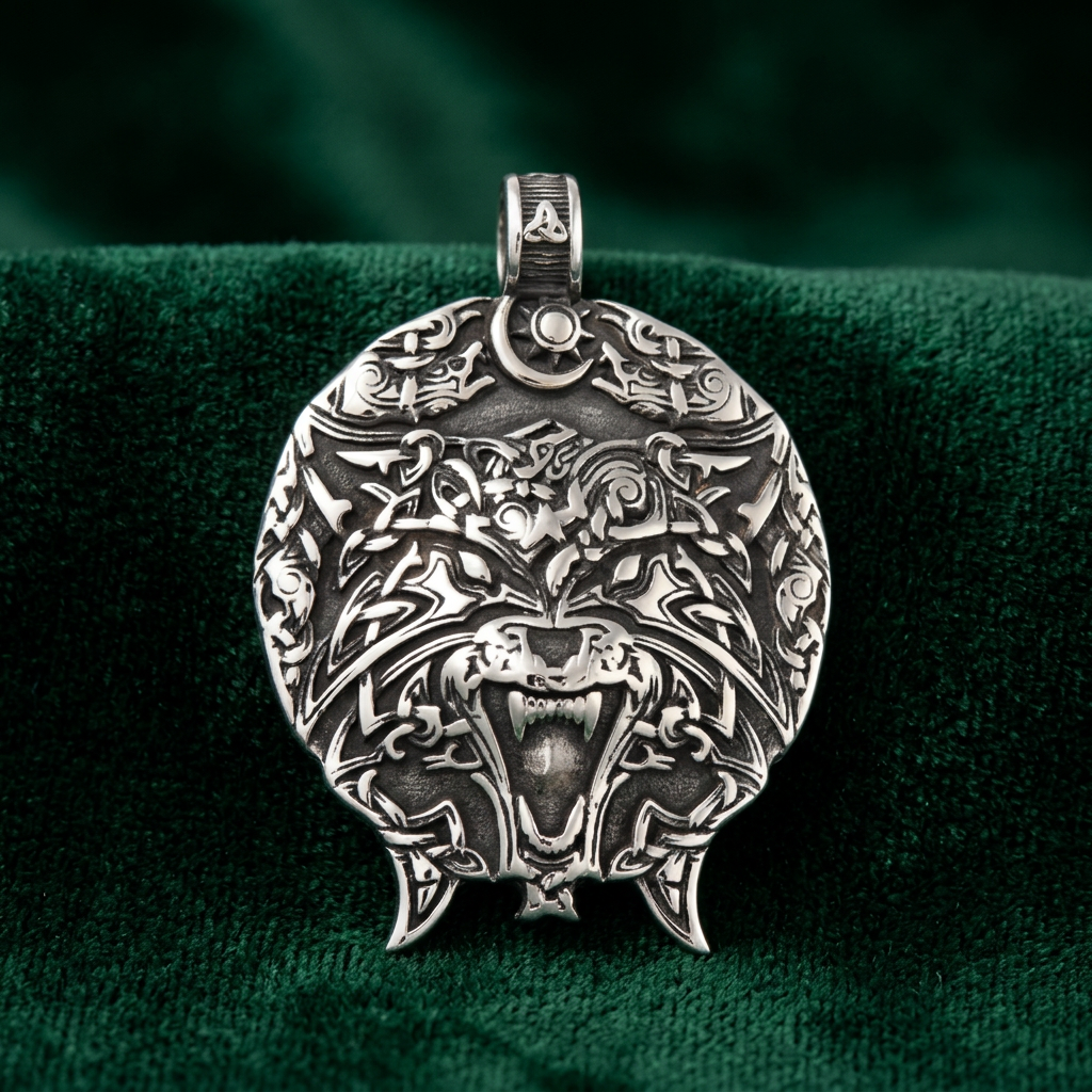 CELTIC WOLF PENDANT