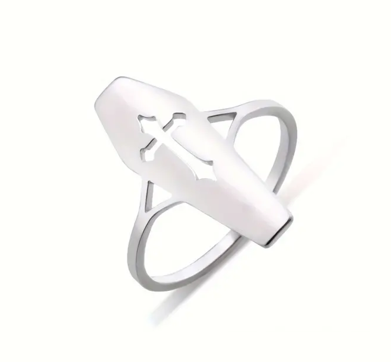 PINCH TOE COFFIN RING