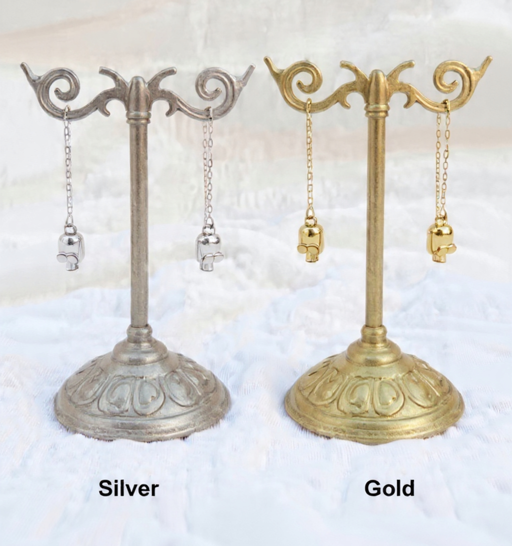 MR BONES LONG DANGLE EARRING