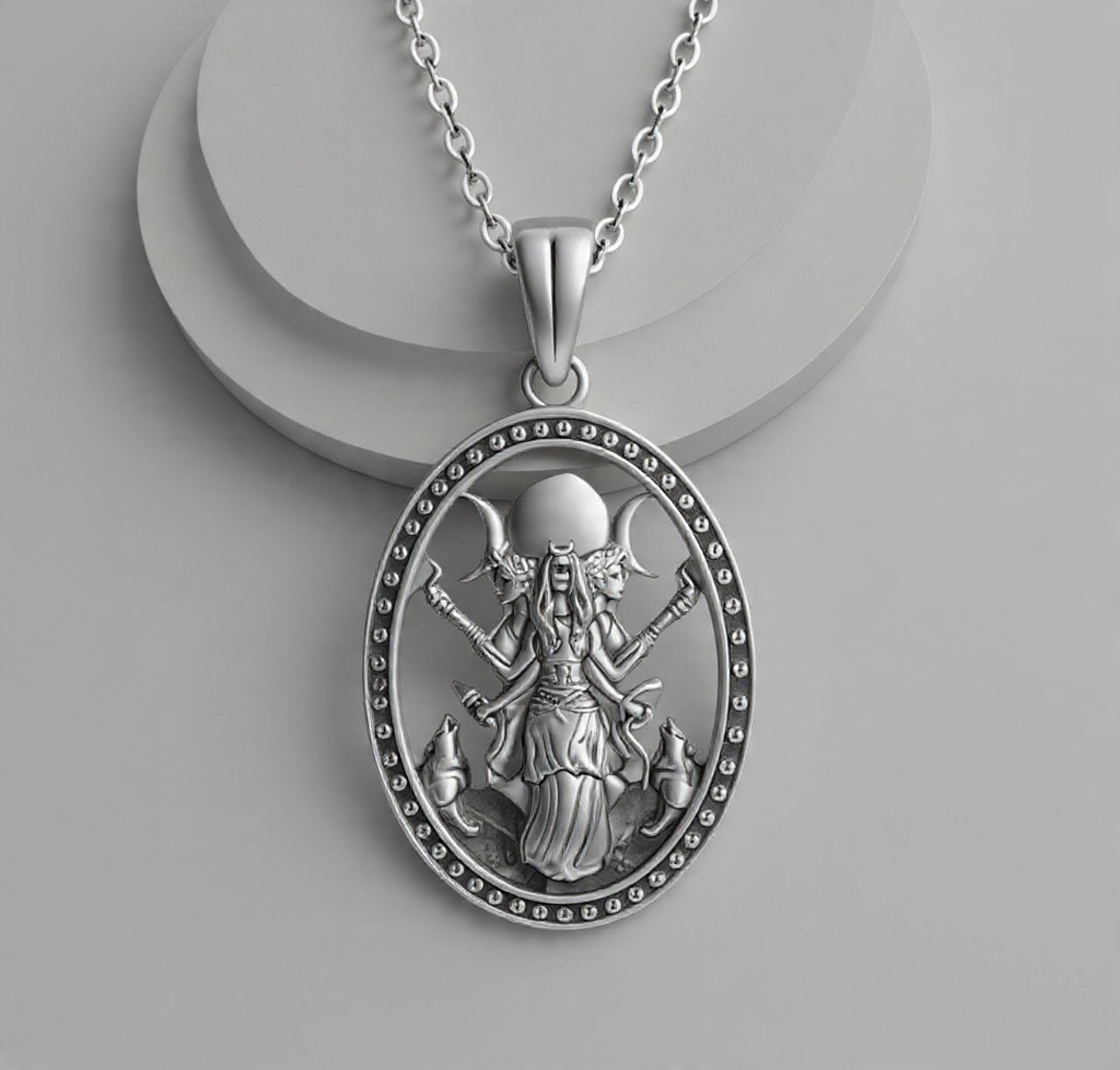 TRIPLE GODDESS MEDALILLION