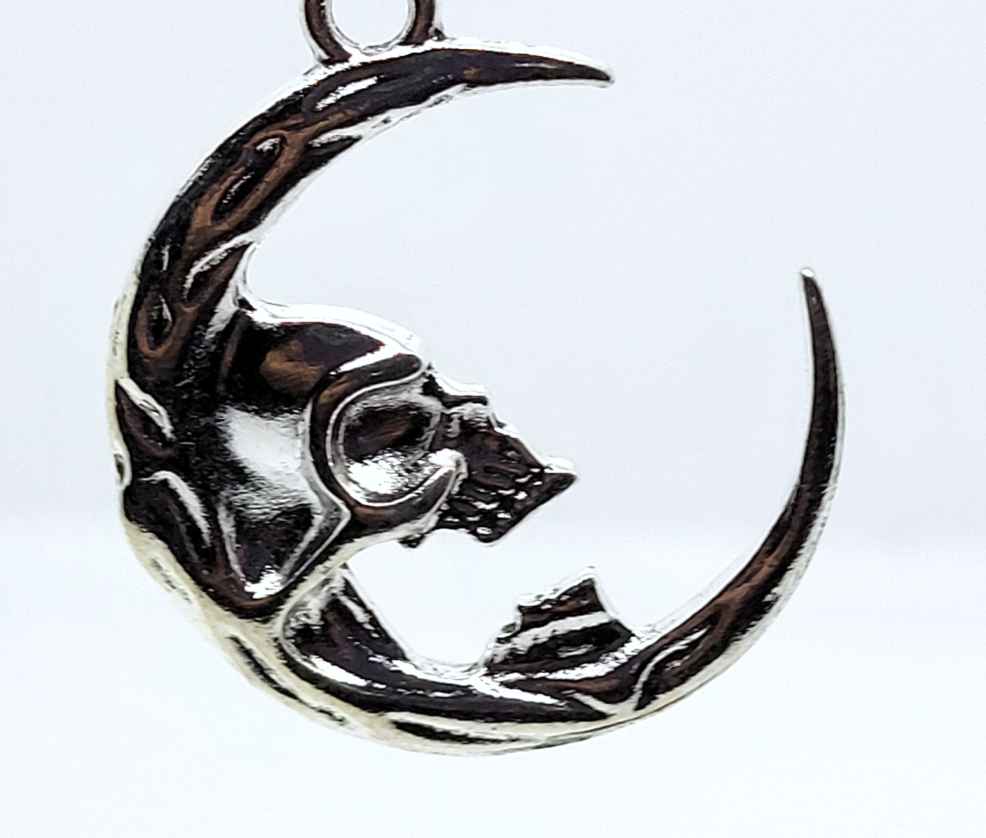MR. BONES CREEPY MOON DANGLE EARRINGS