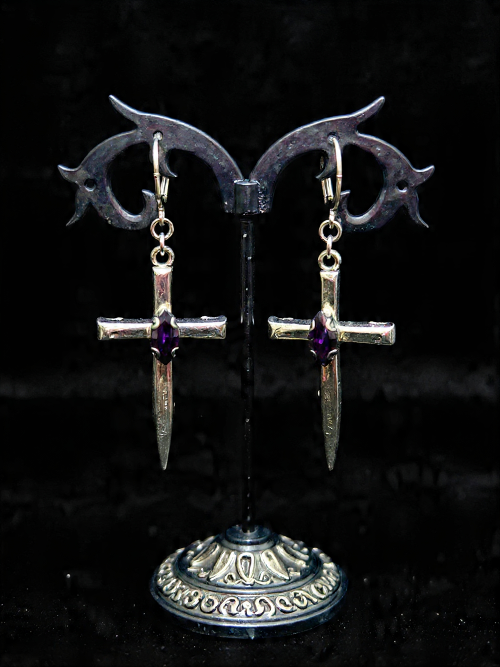 CROSS DAGGER DANGLES