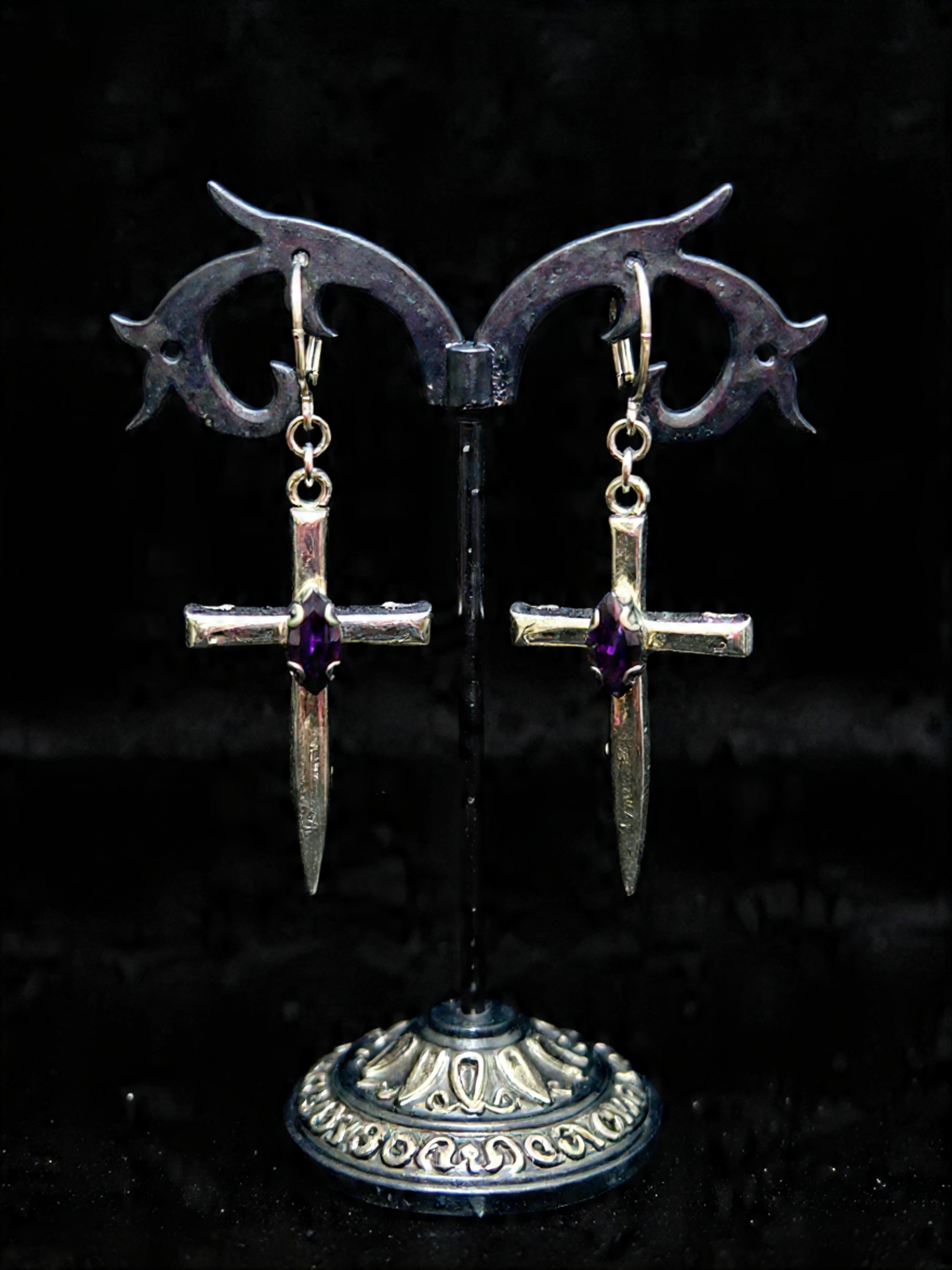 CROSS DAGGER DANGLES