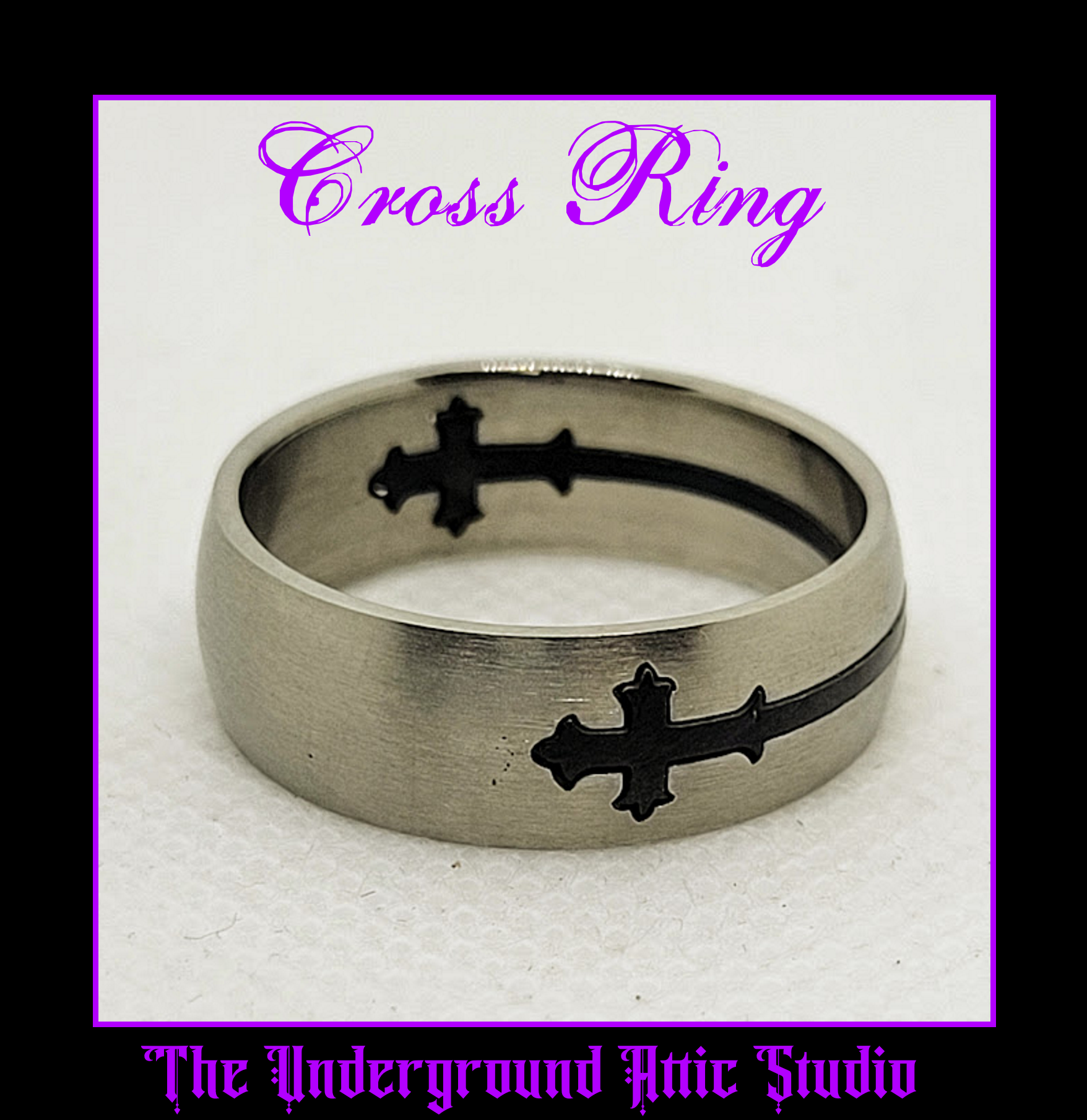 CROSS INLAY RING