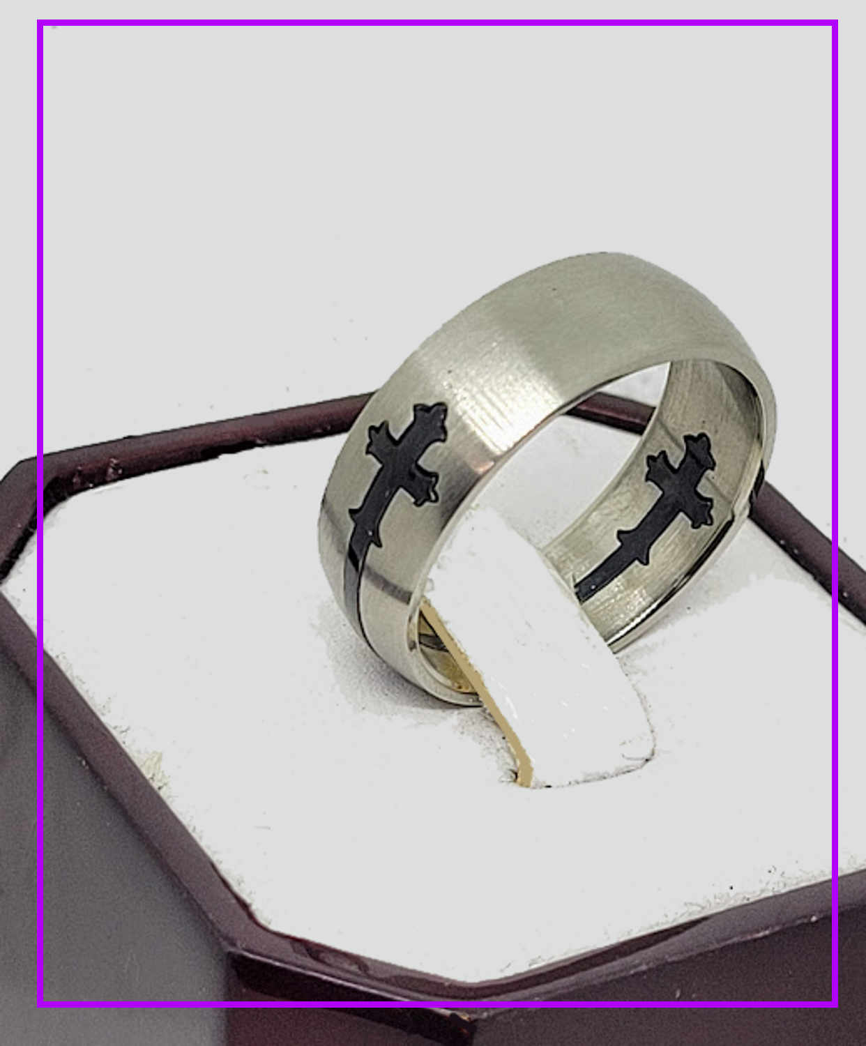 CROSS INLAY RING