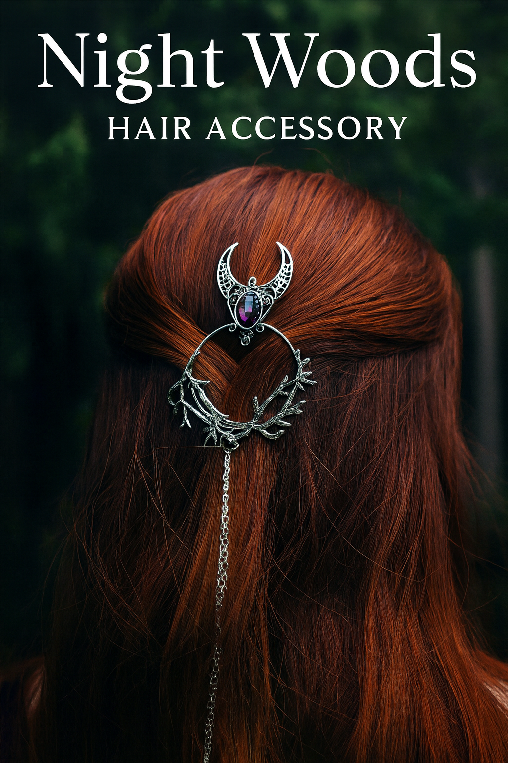 NIGHT WOODS HAIR CLIP