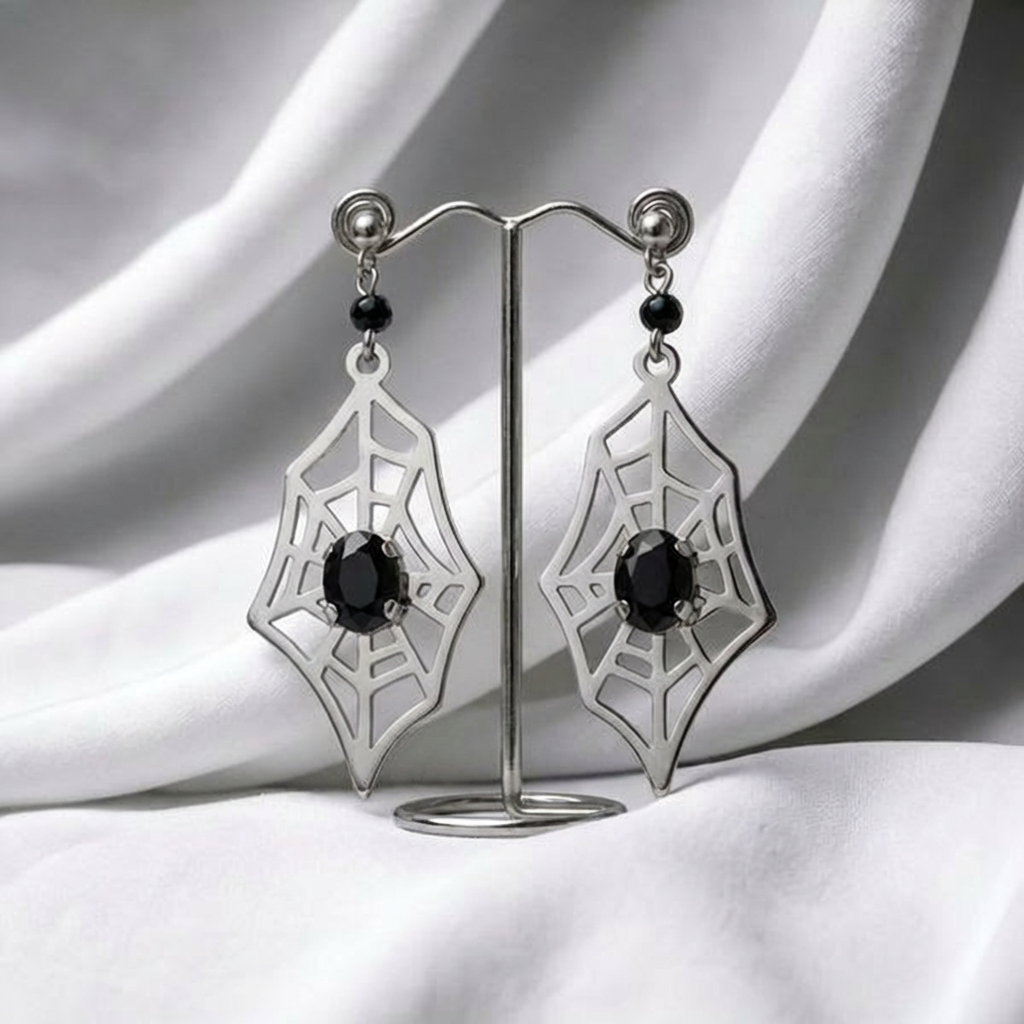 WEB DANGLE EARRINGS