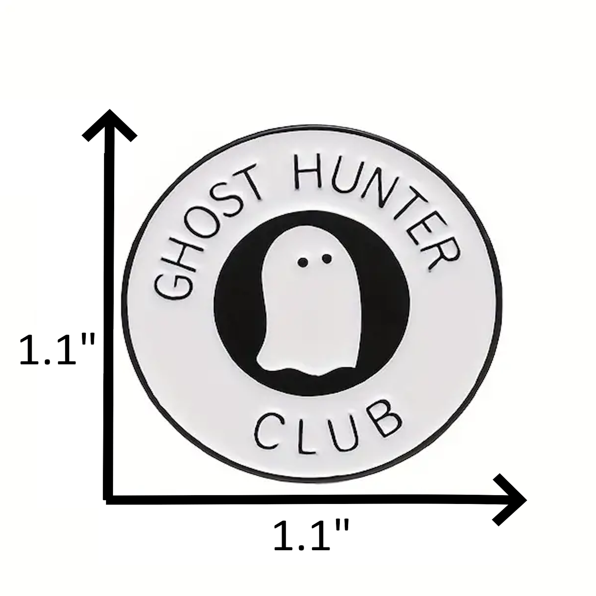 GHOST HUNTER CLUB PIN