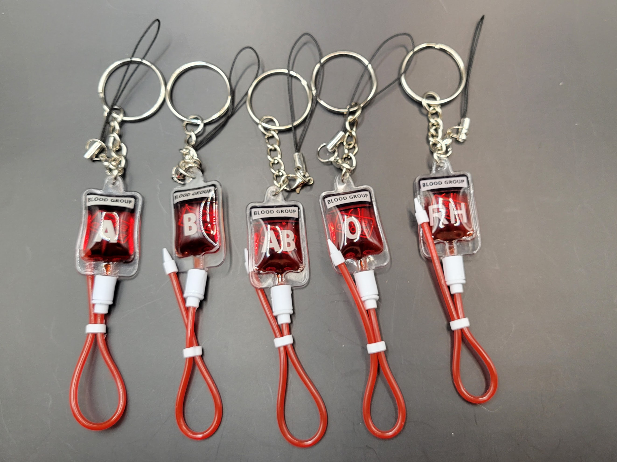 Blood Bag Key Chain