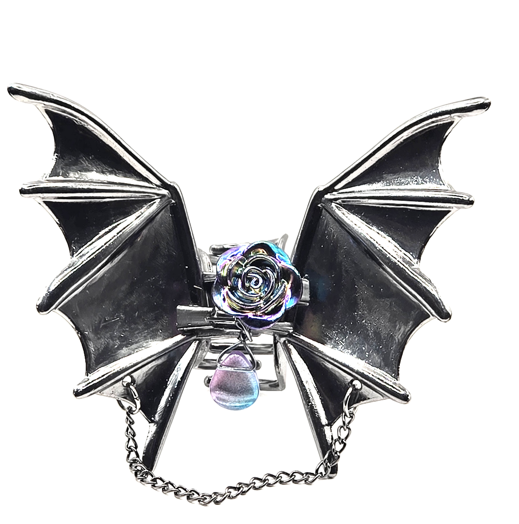BAT WING GEM HAIR GRIP