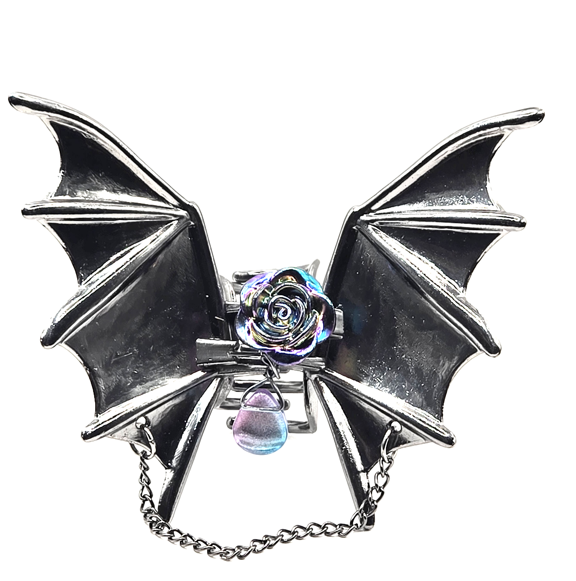 BAT WING GEM HAIR GRIP