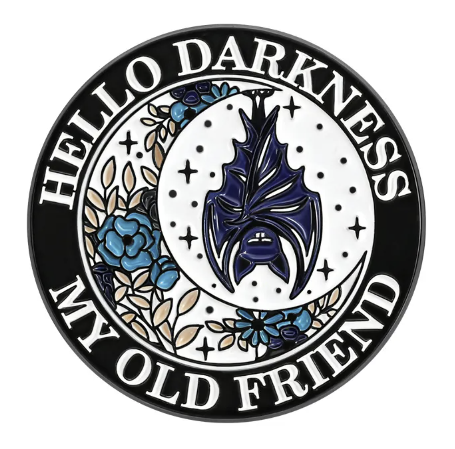 HELLO DARKNESS LAPEL PIN