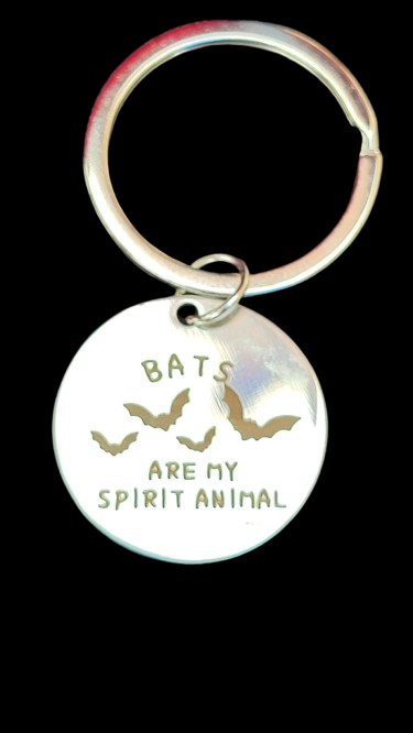 Bats  Are My Spirit Animal  Keychain
