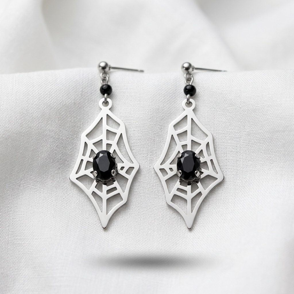 WEB DANGLE EARRINGS