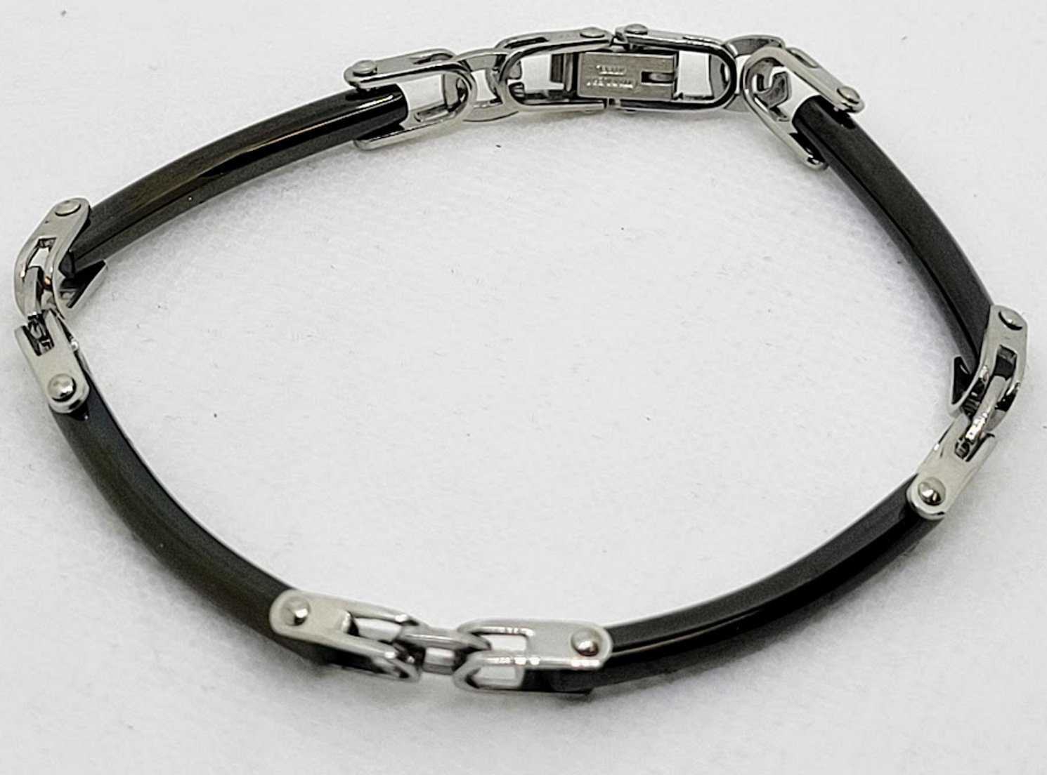 NOIR LINK STAINLESS STEEL BRACELET
