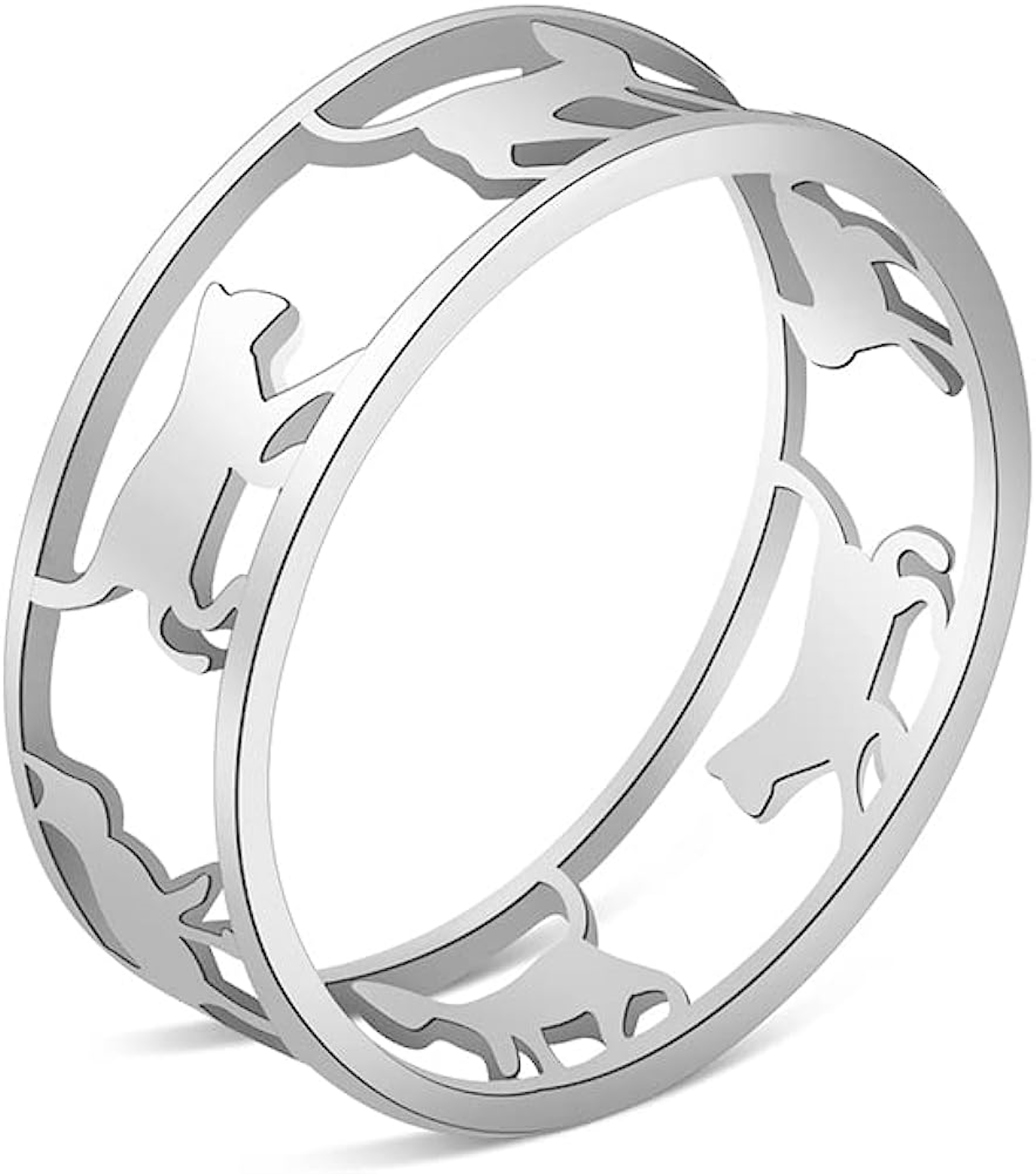 MISS KITTY CUT OUT RING SZ 10