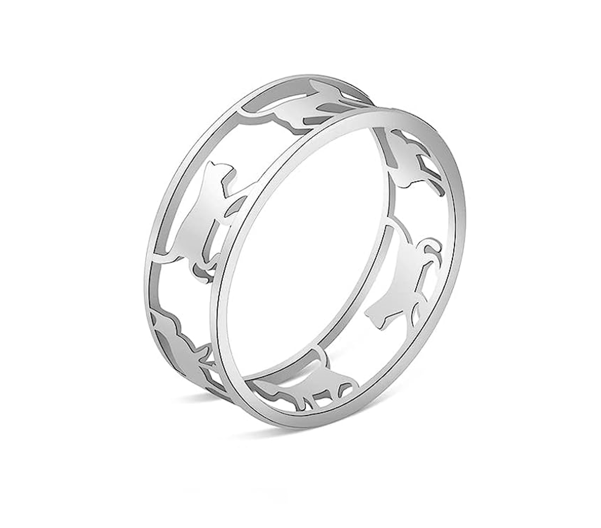 MISS KITTY CUT OUT RING SZ 10