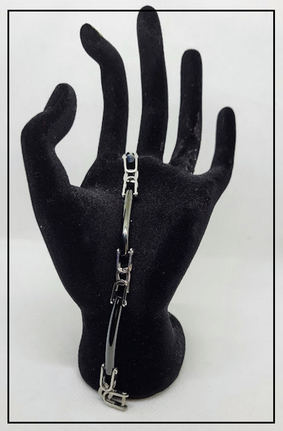 NOIR LINK STAINLESS STEEL BRACELET