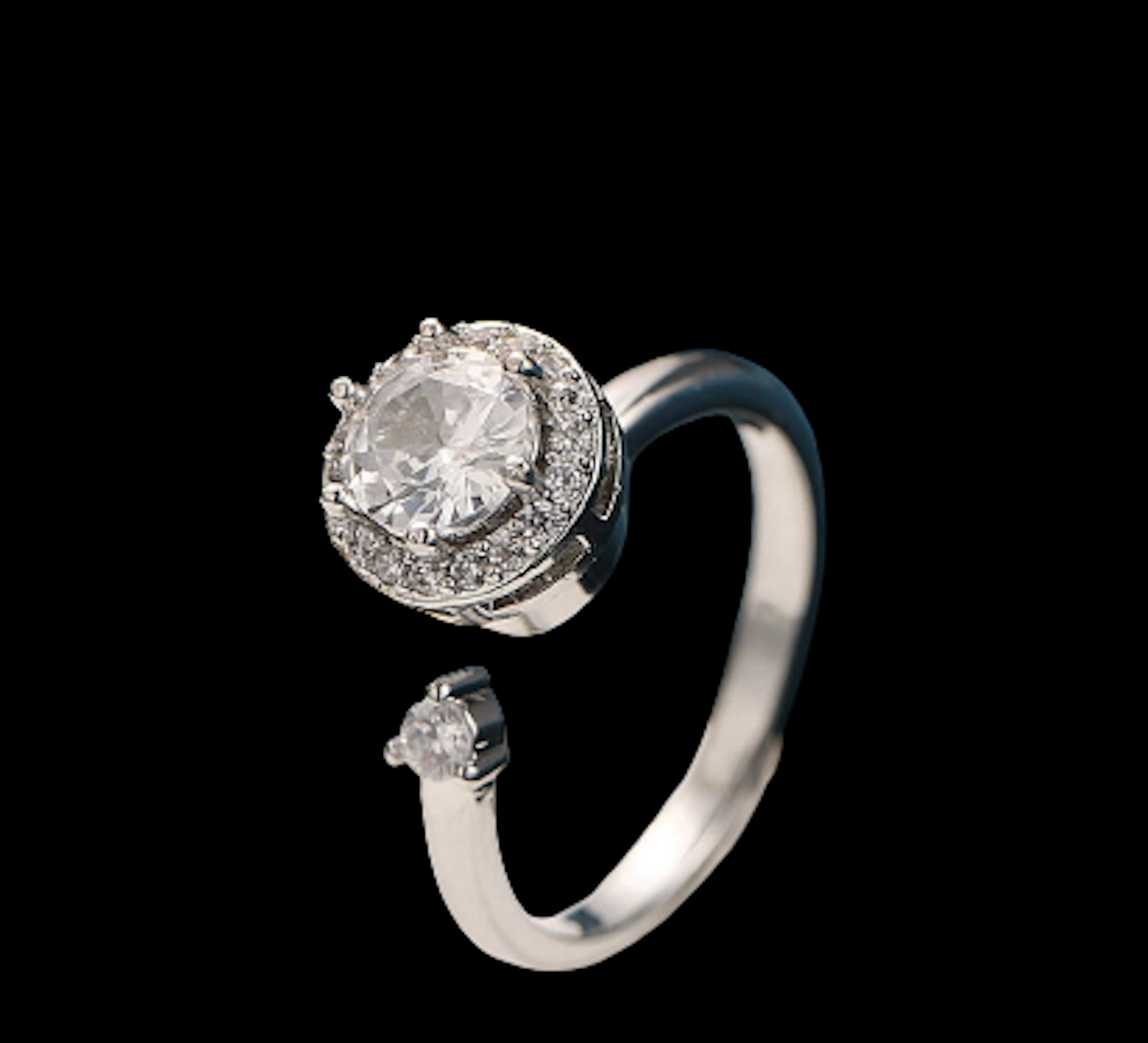 SPINNING GEM RING - ONE SIZE