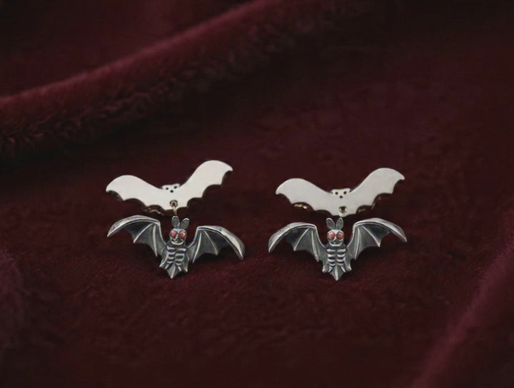 MR BAT STUD EARRINGS