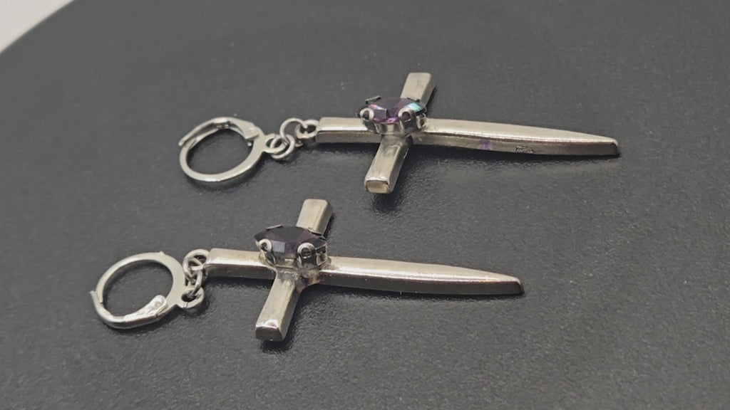 CROSS DAGGER DANGLES