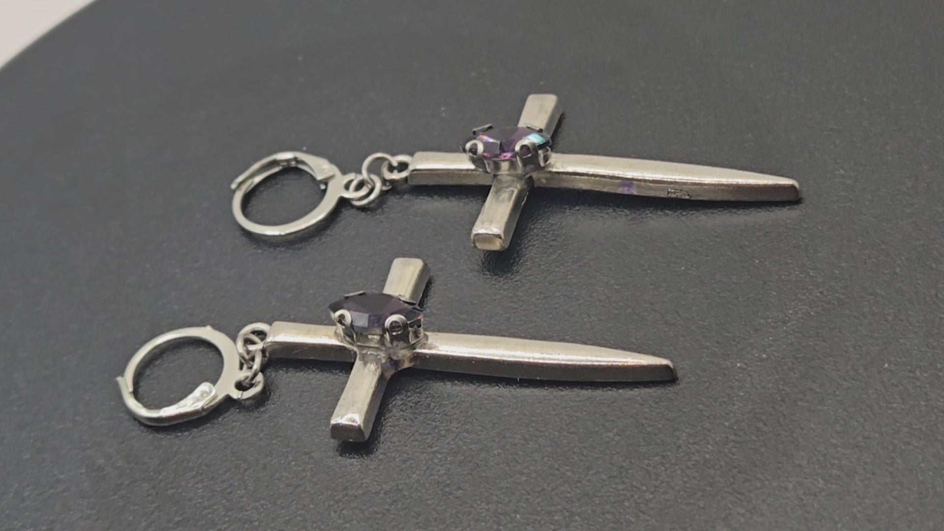 CROSS DAGGER DANGLES