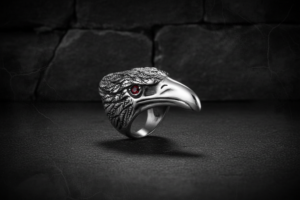 RAVEN HEAD RING