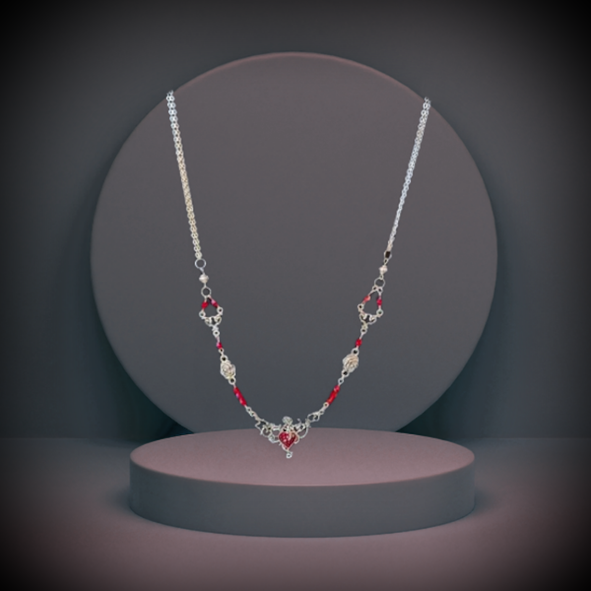 ROSES ARE RED NECKLACE