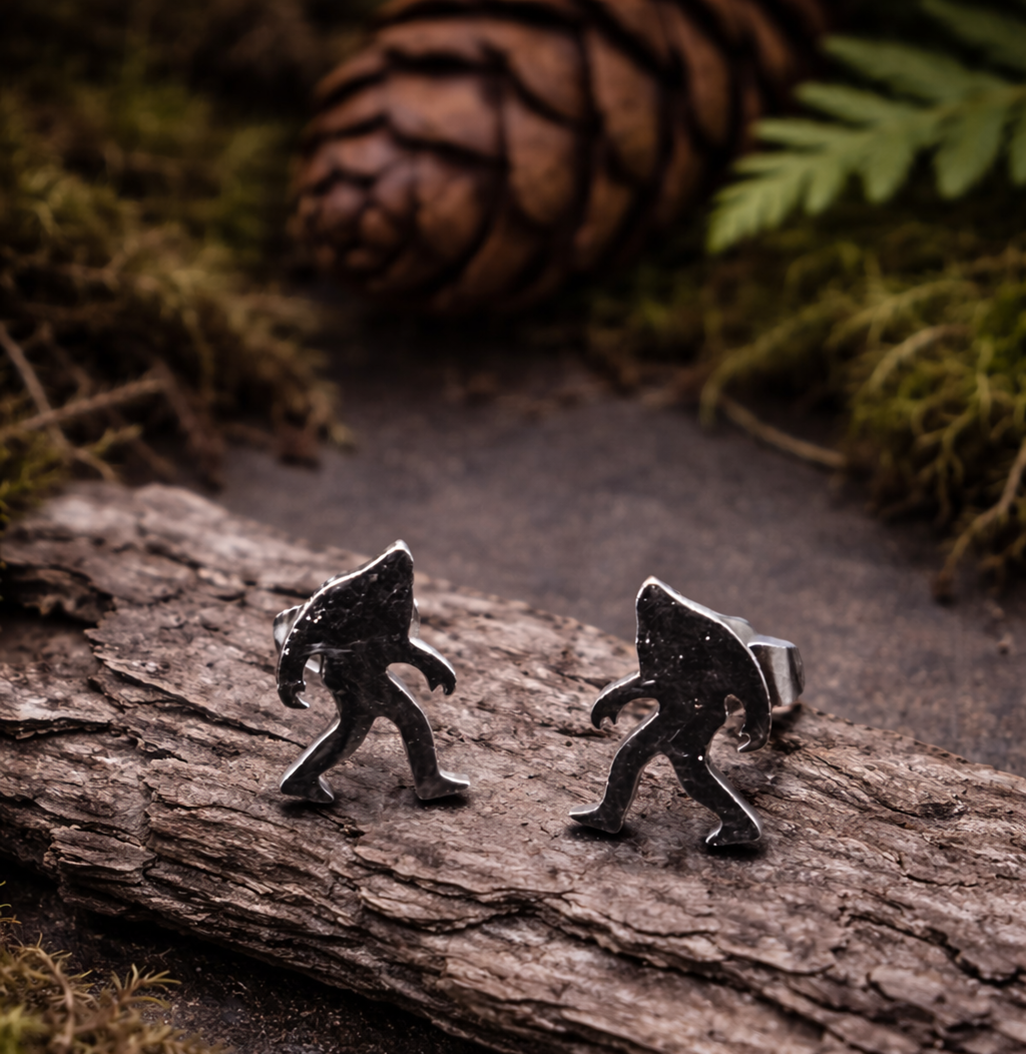 SASQUATCH STUD EARRINGS