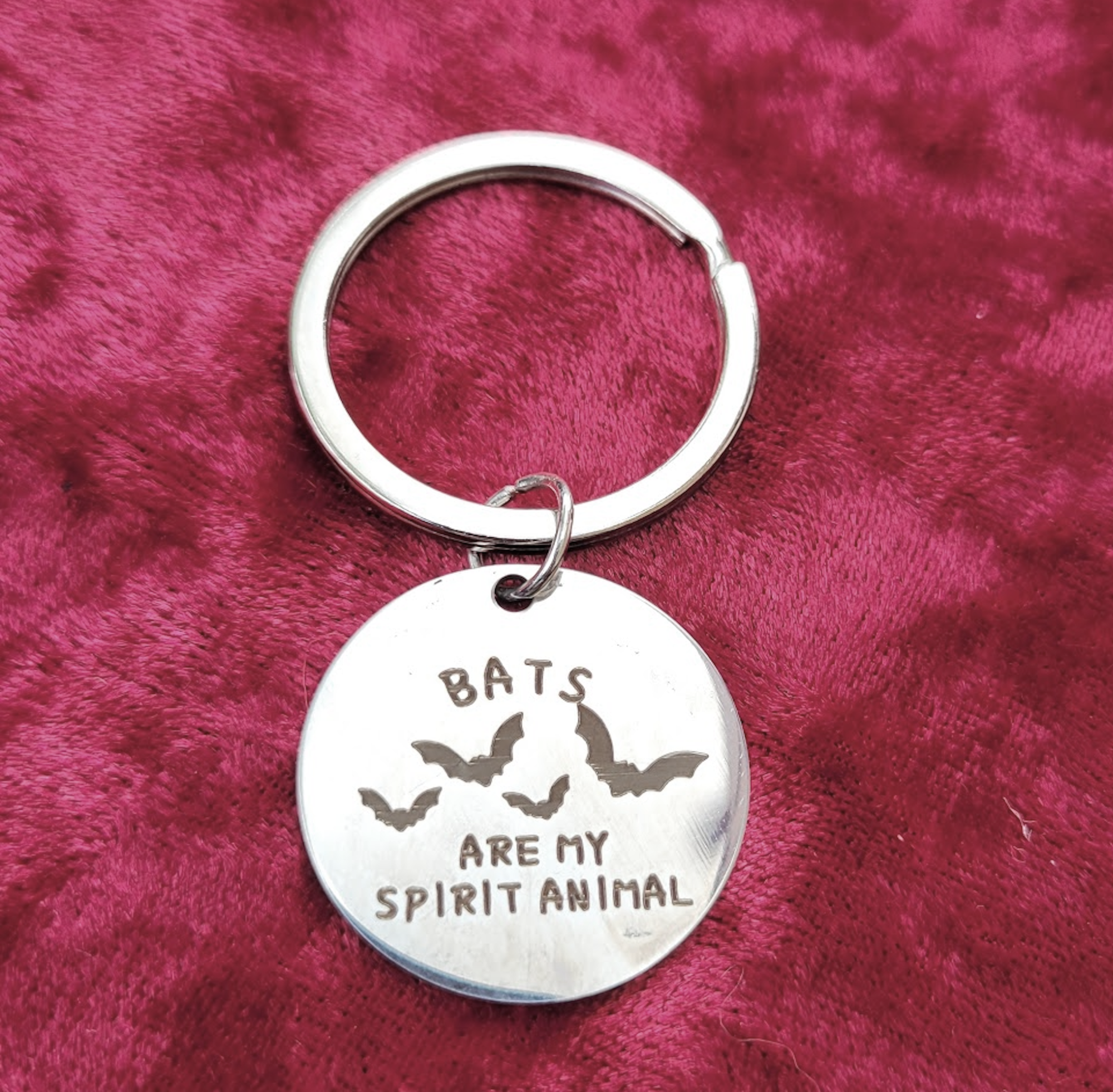 Bats  Are My Spirit Animal  Keychain