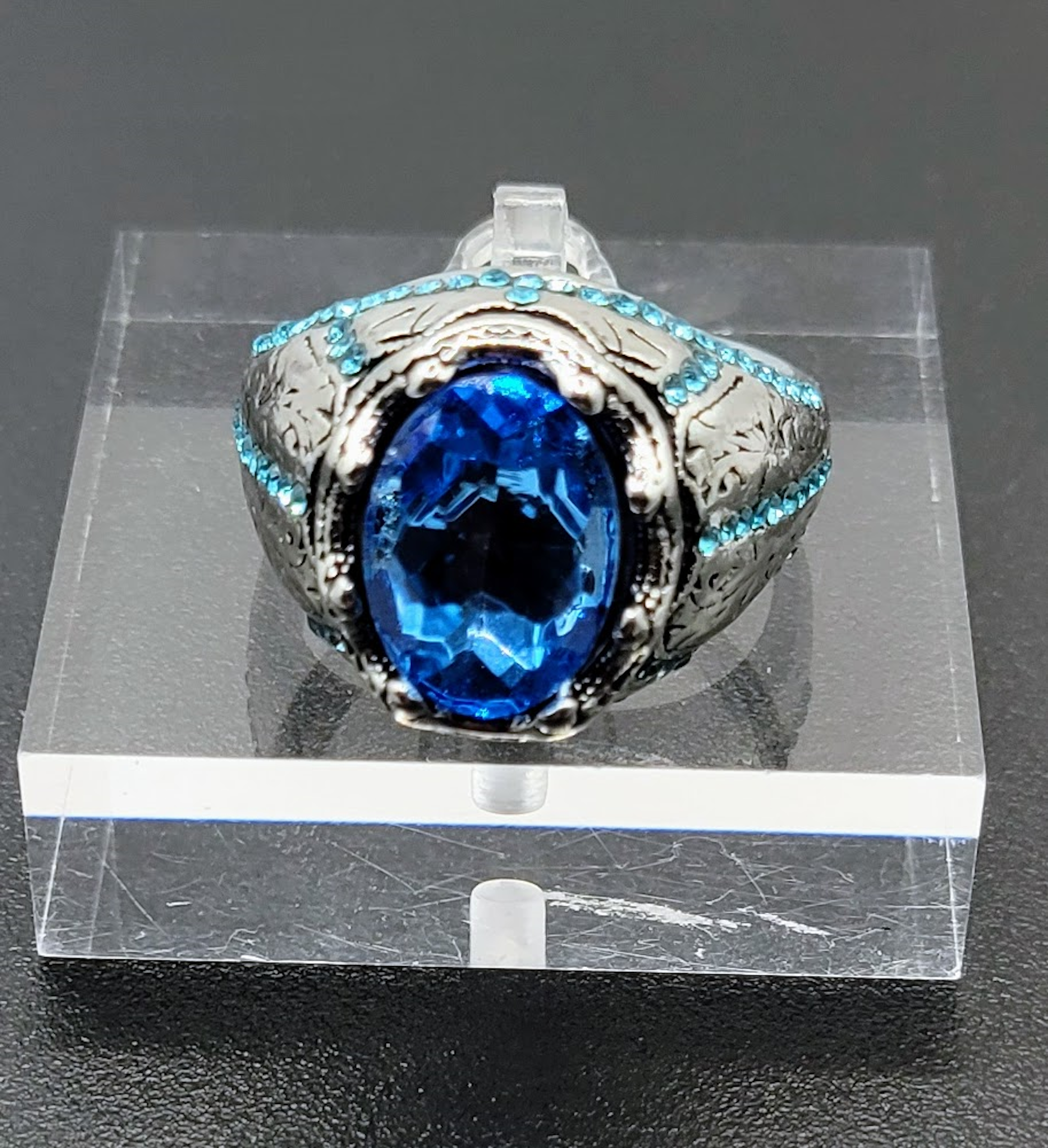 TURKISH BLUE SIGNET RING
