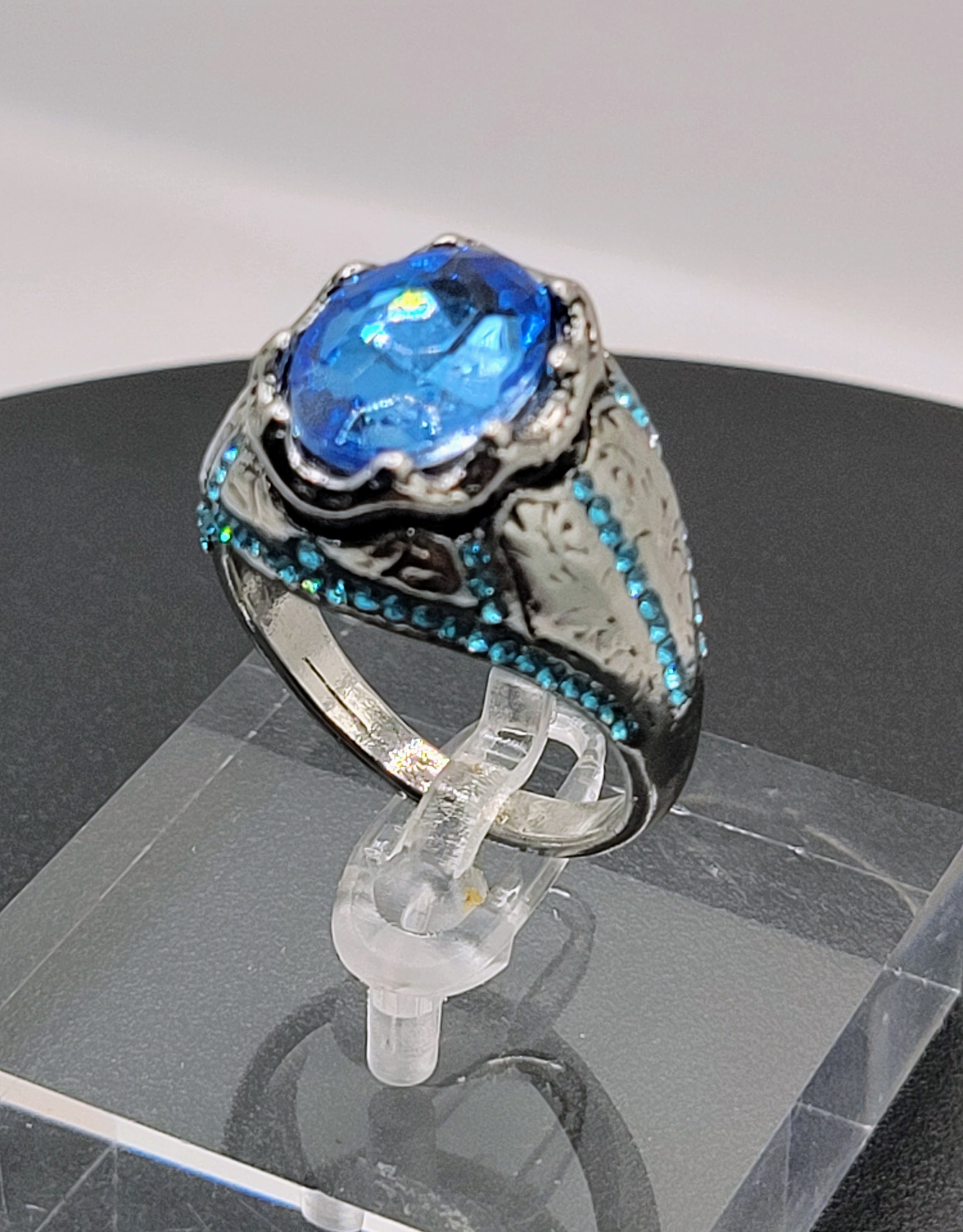TURKISH BLUE SIGNET RING