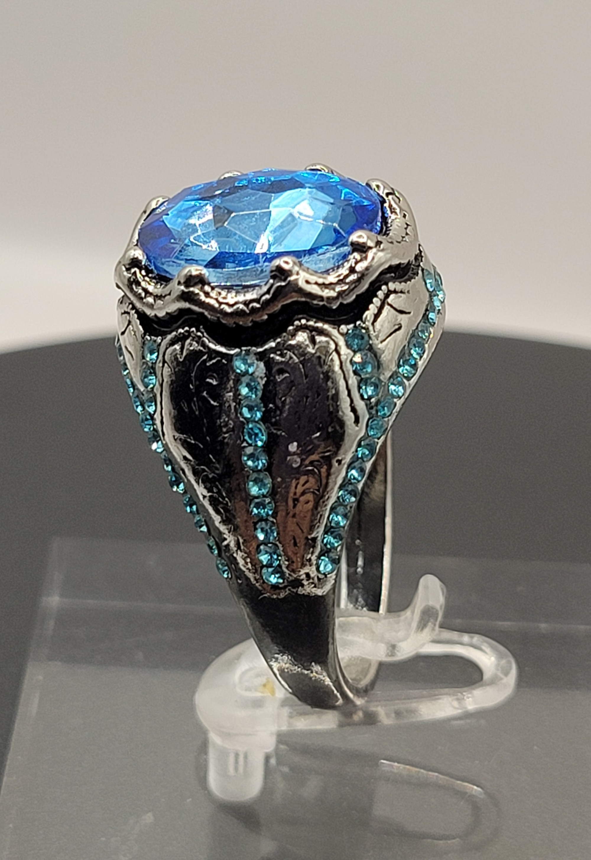 TURKISH BLUE SIGNET RING