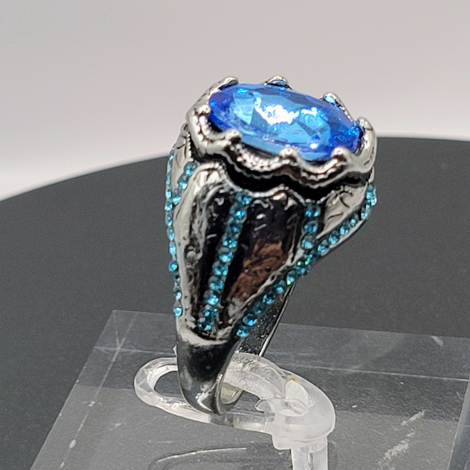 TURKISH BLUE SIGNET RING