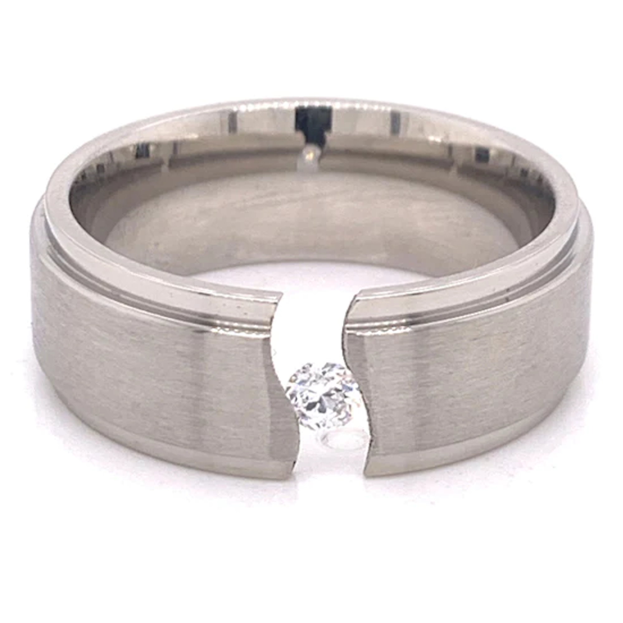 WAVE GEM RING BAND