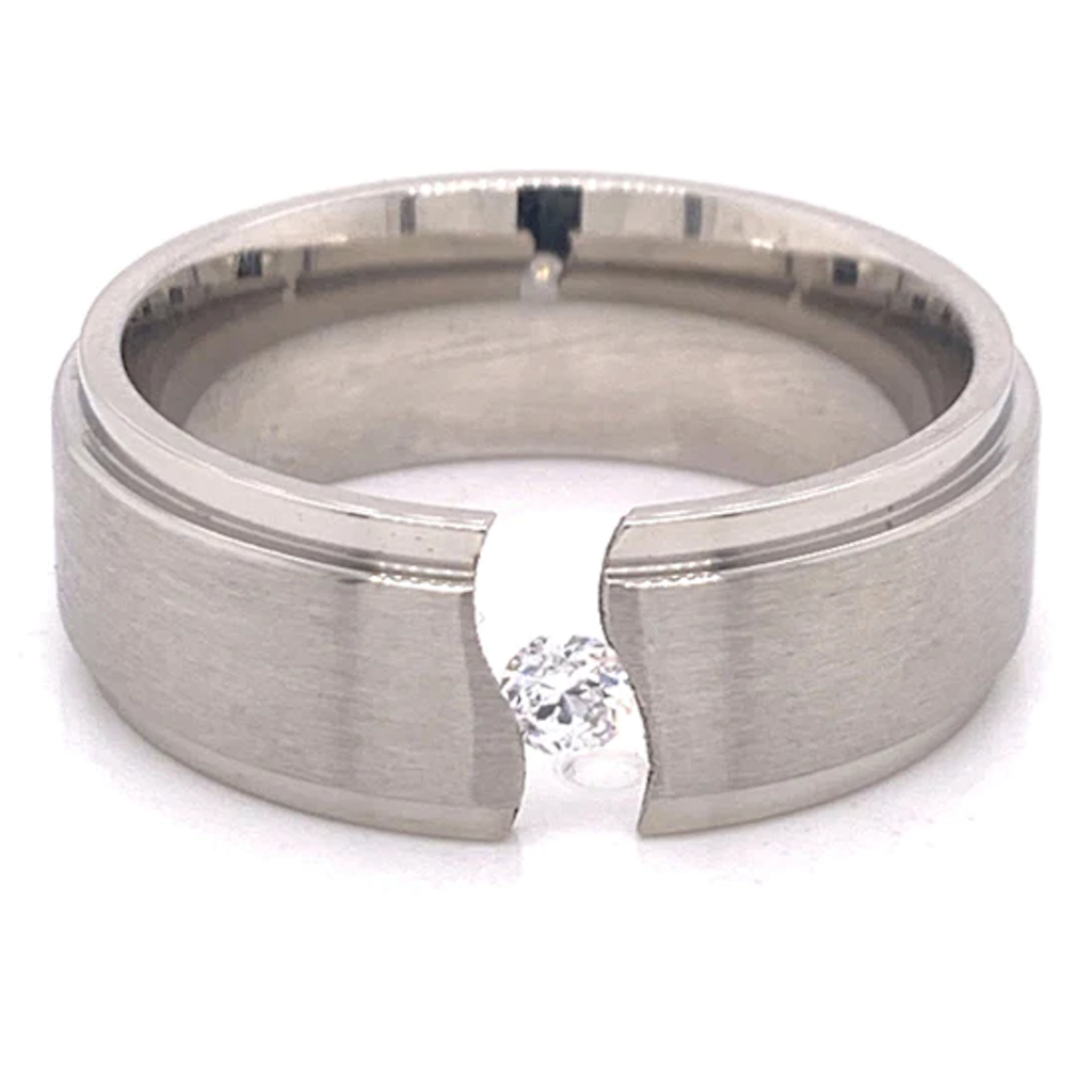 WAVE GEM RING BAND
