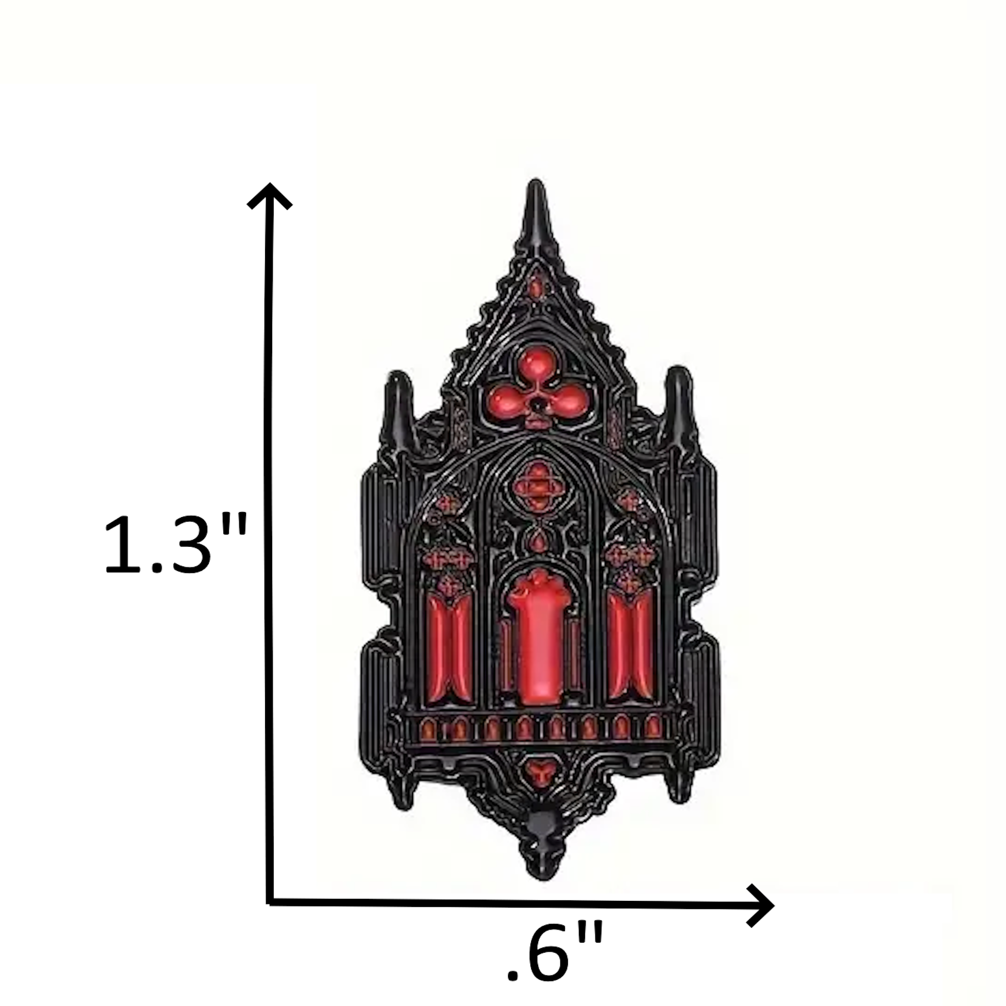 Cathedral Window Pin